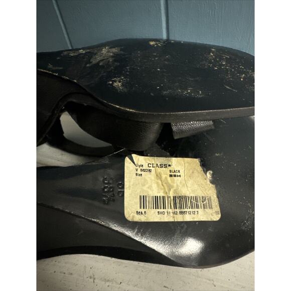 BCBG Maxazria wedge heel open toe ankle strap strappy Sz 8 Narrow BCBGMaxAzaria - Picture 8 of 8